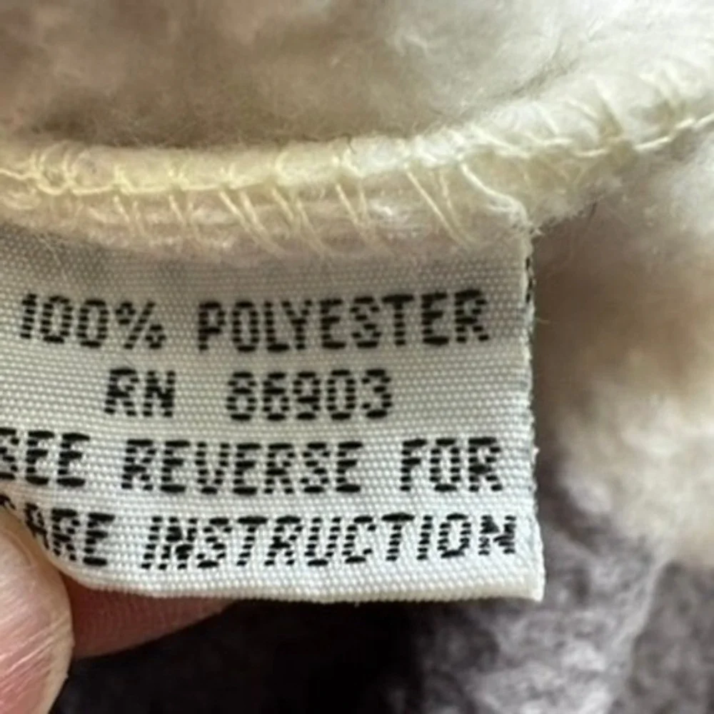 NY‎ 10018 Plaid Fleece Womens M Lavender Purple Buffalo Check Button Jacket
